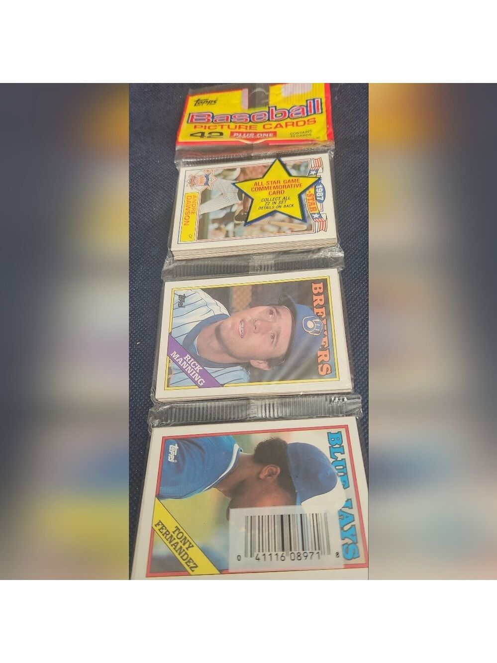 NIB 1988 Topps Baseball 42 Card Rack Pack Factory Sealed 1 Random Pack